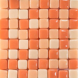 Peach Creamsicle U-Mix 8mm Mosaic Tile Assortment
