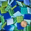 Lagoon Glass Mosaic Tile Assortment