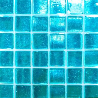 Aqua Colored Mirror Glass Tile