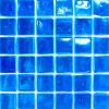 Cyan Blue Colored Mirror Glass Tile