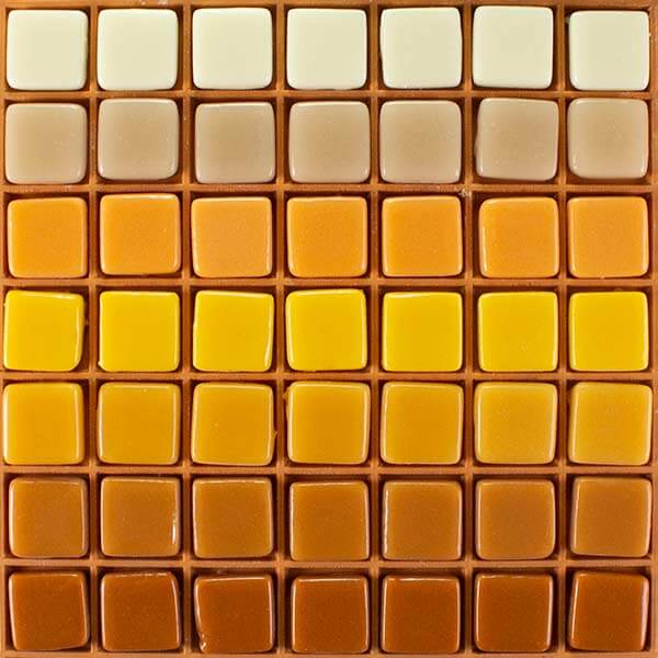Desert Bloom 12mm Mosaic Tile Art