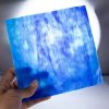 Blue Vapor Waves Y6606-HS Stained Glass Sheets