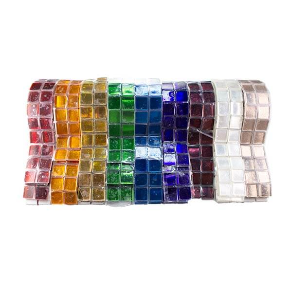 Glass Mosaic Tiles 3/8-Inch BULK 5 Pounds Economy Bag