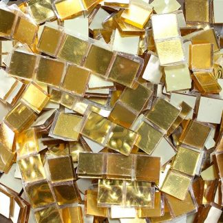 Imitation Gold Bulk Salvage Glass Tile Mix