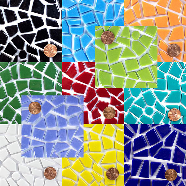televisor Aprendiz Descifrar Morjo™ Polygon Glass Mosaic Tiles - Mosaic Art Supply