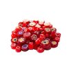 Red Millefiori Mud-Turtle Mosaic 8mm-12mm