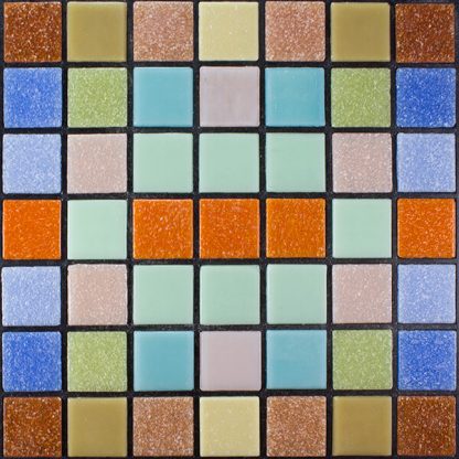 Vision Quest mosaic tile assortment art