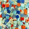 Painted Desert Assortment 3/4-Inch Glass Mosaic Tile Mix 1-lb