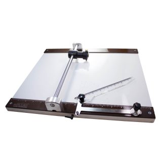 Hasal Glass Cutter with Bridge and Table for Strips and Geometric Shapes