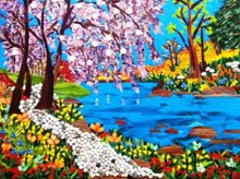 Elizabeth Aten river mosaic art