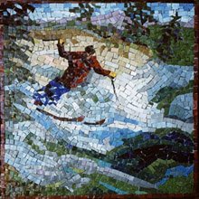 George Fishman mosaic artwork