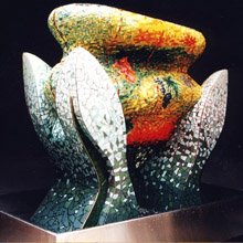 Gordan Mandich seasons fountain sculpture mosaic art