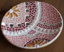 Jan Bakker mosaic art dish