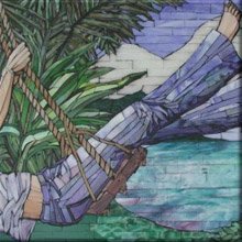 Victor Jorgensen stained glass mosaic art